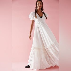 Selkie eyelet prairie gown